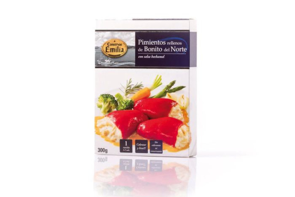 PIMIENTO RELLENO SETAS-GAMBAS EMILIA 300GR.